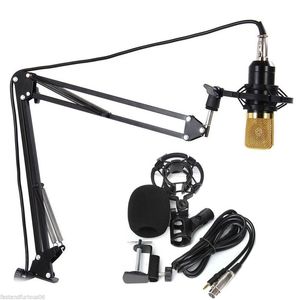 BM-700 Microphone Avec NB-35 Microphone Stand condensateur professionnel Système pour Karaoke Amplifier Ordinateur guitare guitare