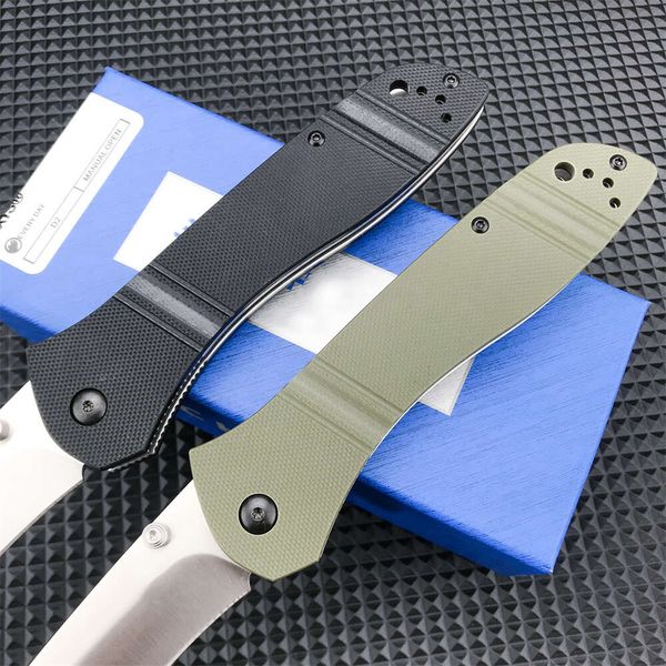 BM 710 Mchenry Williams couteau pliant de poche D2 lame G10 poignée Suvival Camping chasse couteaux tranchants militaire EDC outil cadeaux 340