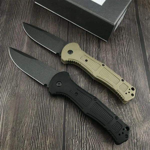 BM 9070 Claymore Auto Camshia de bolsillo Auto Pocket D2 Nylon Many Tactical Defense Survival Survival EDC Knives de plegado automático para hombres (gran tamaño)