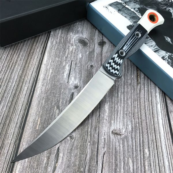 BM couteaux 15500 Banc portable D2 Blade Steel Made Hunt Fixed Knife G10 Poigure Outdoor Camping Hunting Pocket Knife EDC Tool