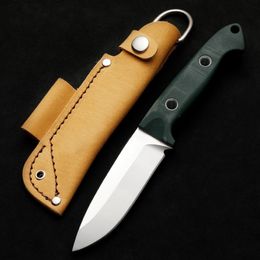 BM162 Recht Mes CPM-S30v Satijn Drop Point Blade Groen Volledige Tang G10 Handvat Outdoor Survival Tactische Messen met Kydex