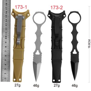 Couteau à lame fixe de haute qualité EDC Tactical auto-défense extérieur HUNTING CAMPING CAMPINES OUTILS DIY Tools 6 Style Disponible