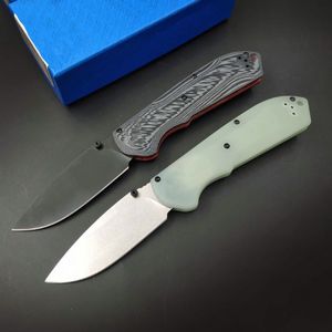 BM560 Survival Folding Knife CPM-M4 Stone Wash / Titanium gecoat drop Point Blade CNC G10 Hendel EDC Pocket Knives met Retail Box