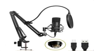 Kit de microphone USB BM700 192KHZ24BIT Microphone à condensateur professionnel Podcast pour PC karaoké Youtube Studio enregistrement Mikrofo5375021