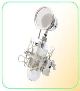 BM8000 Professional Sound Studio Recording condensor bedrade microfoon 35 mm plug standaard houder popfilter voor KTV Karaoke1347203