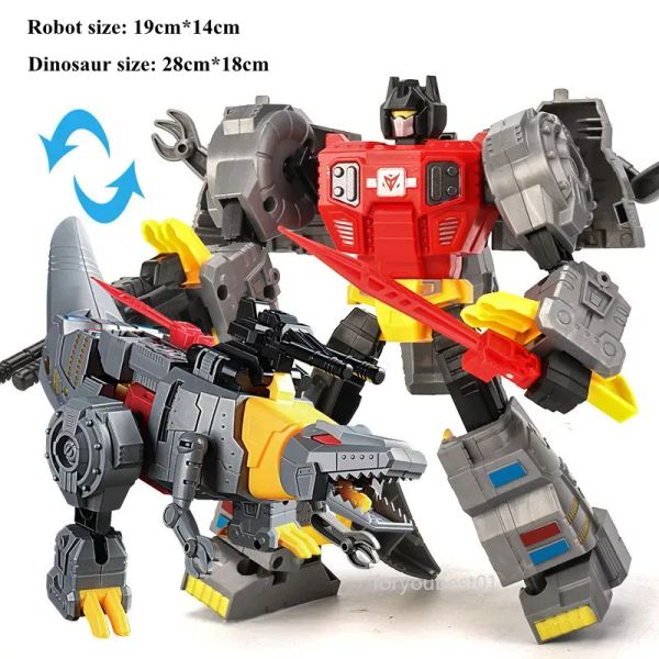 Bmb dinobot dinosaur nouveau 21cm transformation toys toys gros robot modèle modèle anime ko action figure kids boy cadeau cadeau