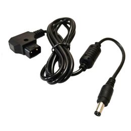 Cordon d'alimentation BMCC, D-Tap mâle vers DC 5,5 x 2,5 mm - Câble adaptateur mâle avec anneau magnétique environ 1 m/1 pièce