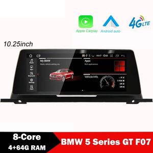 BMW voiture Android lecteur multimédia Radio pour BMW série 5 GT F07 Wifi Carplay Bluetooth GPS Navigation Headunit écran
