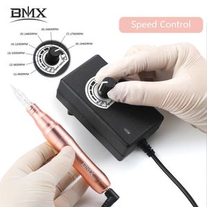 Máquina para maquillaje permanente BMX, máquina con pluma para tatuaje, dispositivo Microblading para tatuajes de cejas y labios 240219