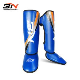 BN Kids Ankle support la jambe kickboxing muay thai shin gardes boxe mma karate jambes protectrices combattant l'équipement de formation DEO
