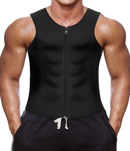 BNC Men Traineur Gile pour lèvres Corps de corset néoprène Néoprène Shaper Sauna Sauna Top Workout Shirt2250538