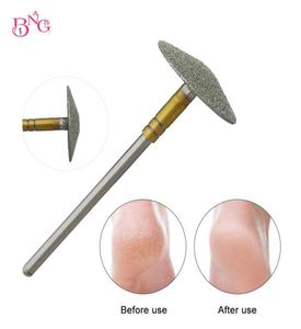 BNG Diamond Drill Bit Rotary Burr Foot Cuticule Clean Manucure Pédicure Tools Drill Accessoires Nail Mills Umbrella1444292