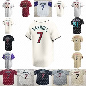 Corbin Carroll Baseball Jersey Ketel Marte Walker Lourdes Gurriel Jr Jake McCarthy Alek Thomas Zac Galen Gabriel Moreno Blaze Alexander Joc Pederson Randy Johnson