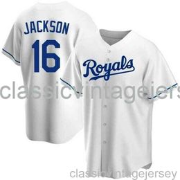 Maglia da baseball Bo Jackson White XS-6XL Maglia da baseball da uomo donna giovanile cucita