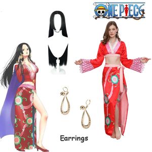 Boa Han Cosplay Kostuum Boa Han Pruik Rode Top Sex Rok met Oorbellen Outfits Halloween Carnaval Feestkostuums voor Womencosplay