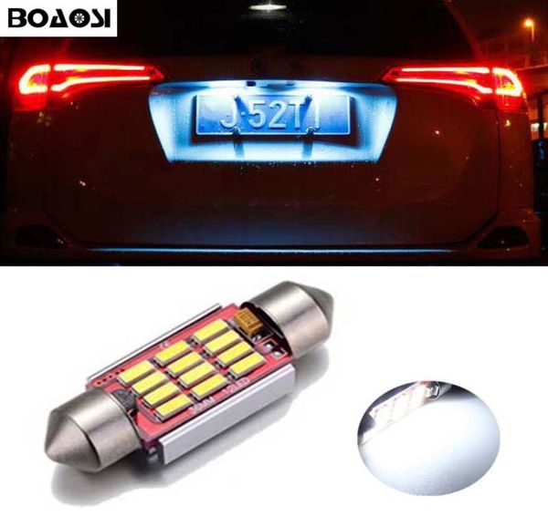 BOAOSI Canbus sin Error 36MM C5W bombillas LED para matrícula para Mercedes W208 W209 W203 W169 W210 W211 W212 AMG CLK6502309