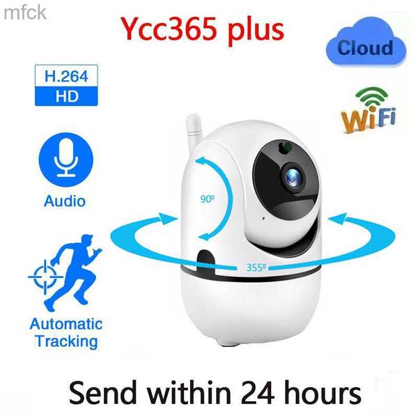 Cámaras de tablero ycc365 1080P Cloud HD Cámara IP WiFi Cámara de seguimiento automático Monitor de bebé Visión nocturna Seguridad Cámara de vigilancia del hogar