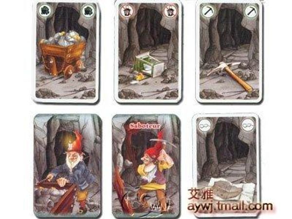 Livraison gratuite jeu de société jouets mineur nain mine d'or naine nain fosse carte jouet Version chinoise