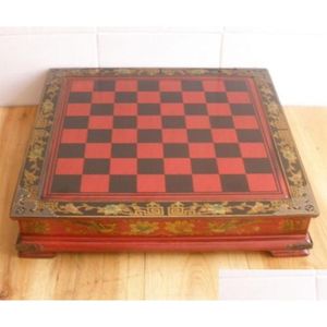 Board Games Hele Chinese 32 Stuks Schaakspel Leer Houten Doos Bloem Vogel Table1876801 Drop Levering Speelgoed Geschenken Puzzels Dhekx