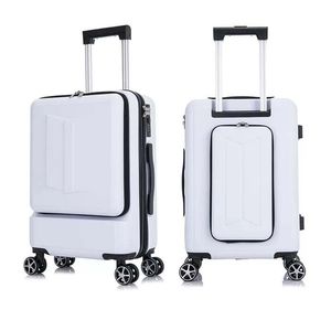 Instappen Rolling Bagage Koffer Spinner Reizen Reispak Rolling Bagage Wiel Trolley Mode Box Heren Valies Met Laptoptas 20 Carry Ons kofferbak luxe koffer