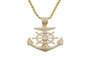 Collier pendentif d'ancrage de bateau