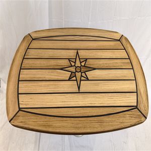 Plateau de Table en teck en forme de baril de bateau, caravane de Yacht marin 450x60 0/500x70 0/610x940mm