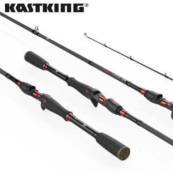 Varas de pesca de barco kastking brutus multiseção haste de carbono fiação fundição com 129m 186m 207m 228m arremesso y231129