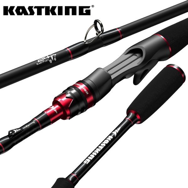 Canne à pêche en bateau KastKing Max Canne à pêche en acier au carbone avec 1,80 m 2,13 m 2,28 m 2,4 m Baitcasting Rod pour la pêche au brochet 230807