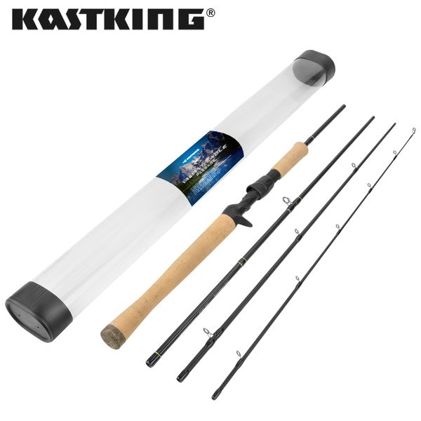 Canne à pêche pour bateau KastKing Valiant Eagle Passage Travel Spinning Casting Rod 4 6 Pc Pack pour Bass Trout 230619