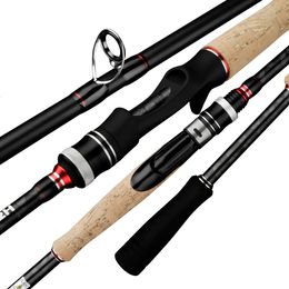 Boat -vissersstangen lokken visstaaf 2.28m 2,4 m xh xxh snelle actie 40lb 2Sections Jerkbait Visstaaf Koolstof Spinning Casting Rod voor Big Game 230525