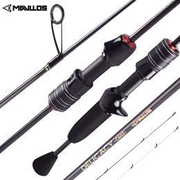 Canne à pêche pour bateau Mavllos DELICACY L.W 0.6-8g Canne à pêche UL Casting Canne à pêche ultralégère en fibre de carbone creuse solide 2 pointes Bait Casting Rods 230703