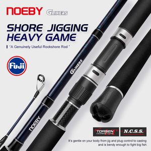 Cañas de pescar para barcos Noeby Shore Jigging Heavy Game Rod 2 59 m 2 75 m 3 05 m Peso del señuelo Max 200 g PE 4 8 Long Cast Spinning Sea 230825