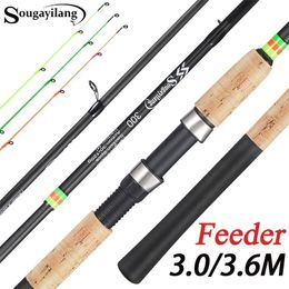 Boothengels Sougayilang Feederhengels 3,0 m draaiende hengel Ultralight koolstofvezel hengel Max Drag 20 kg voor baskarper Pesca 231109