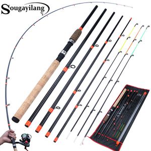 Boot Hengels Sougayilang Feeder Ultralight Koolstofvezel Karper Hengel Max Dra 15Kg met L M H Power voor bas Forel Pesca 230729