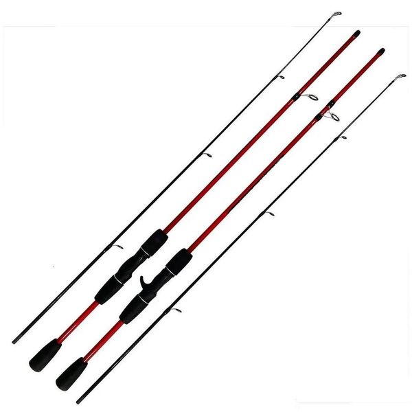 Cannes à pêche en bateau Spinning Casting Main Lure Rod Pesca Carbon Pole Canne Carp Fly Gear Reel Seat Feeder Tralight Travel Surf 165M 18M Otyqb