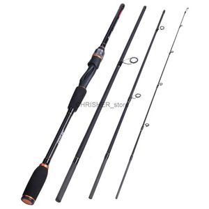 Boatvisstangen Xceed spinnen gietkoolstof spinnen Visserijstang 2 Secties 1.98 m/2,4 m draagbare reis Lure Rods M MH Fast Baitcasting Polel231223