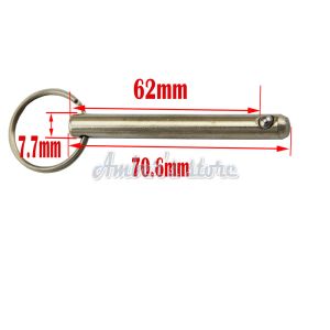 Boten 10 stks 8x70 mm Boat Top Bimini Top Quick Release Ball Pin Marine Hardware Dek Scharniervervangende accessoires