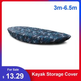 Bateaux Kayak Storage Cover Universal Sport étanche en nylon en nylon Solaire UV Couverture de rangement de poussière Bateau de canoë à poussière Bouclier