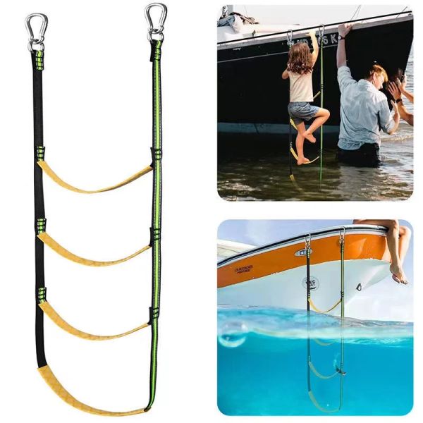 Boats en caoutchouc Board Special Boarding Soft Ladder Boat gonflable Lancement d'échelle pliante pliant d'échelle suspendue