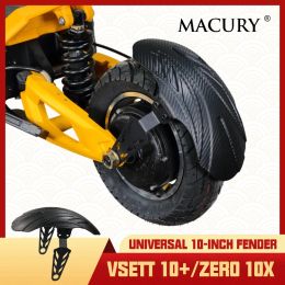 Bateaux Universal Carbonfiberpattern Mudguard pour vsett 10+ mukuta 10 plus zéro 10x kaabo mante 10inch scooter électrique Fender Fender