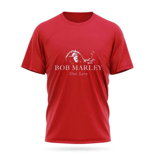 Bob Marley Tshirt Men redondeo de cuello redondo