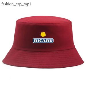 Bob Ricard Fashion Ricard Hat Bucket Bucket Men Femmes Coton Coton Outdoor Réversible Pêcheur Caps de pêche plage Chapeau de pêche fille Boy Chapeau Ricard Bob Panama Hat 4367