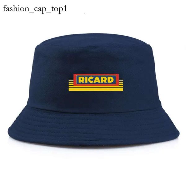 Bob Ricard Fashion Ricard Hat Bucket Bucket Men Femmes Coton Coton Outdoor Réversible Pêcheur Caps Place Pêche Chapeau Girl Boy Chapeau Ricard Bob Panama Chapeau 2691