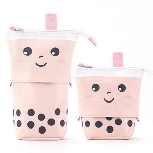 Boba stylo sac lait thé trousse à crayons dessin animé mignon stylos sac de rangement 1221894