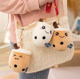 Boba peluches Bubble Tea peluche jouet Kawaii peluche tasse en forme d'oreiller vraie vie nourriture farcie doux dos coussin enfant cadeau d'anniversaire sxaug7876973