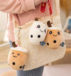 Boba peluches Bubble Tea peluche jouet Kawaii peluche tasse en forme d'oreiller vraie vie nourriture farcie doux dos coussin enfant cadeau d'anniversaire sxaug8611453