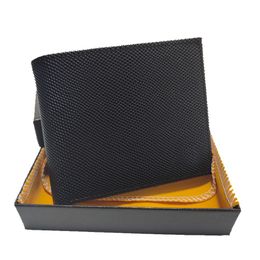 Bobao Mens Money Wallet Card Holder Men Designer Wallets Leather Coin Bag vakmanschap Korte portemonnee met doos 295B