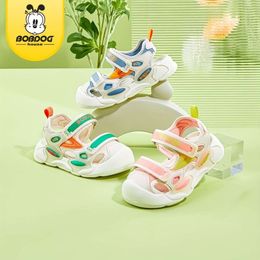 Bobdog Houe Unix Kid 'Toddler' Cloe Toe Sandale respirante, confortable sans glissement Durable Sole Sole Chaussure d'eau de plage pour garçon 'Girl' Outdoor BJ32255