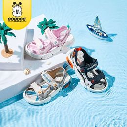 Bobdog House Unisex's Adorable Solid Color Sandals Open Toe Sandals, cómodos zapatos de agua de playa duraderos para actividades al aire libre