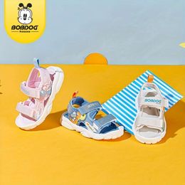 Bobdog House Unisex Kid's Open Teen Ademend sandalen, comfortabele niet -slip duurzame strandwaterschoenen, zomer BJ22663